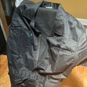 Black Lightweight Weather-Resistant Shirt Jacket